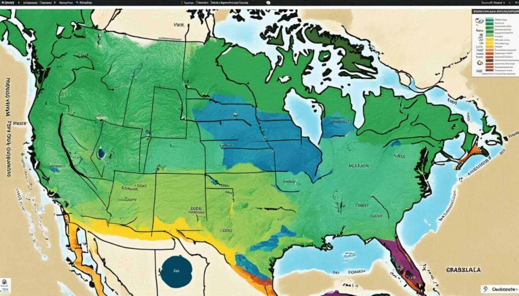 Geographical distribution of icterids